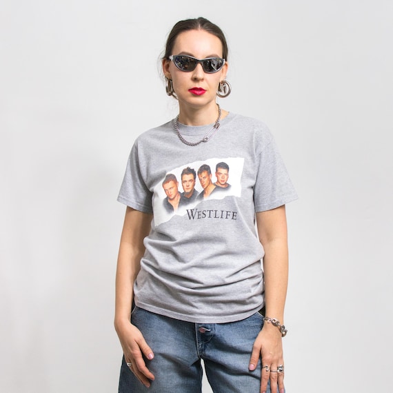 WESTLIFE T-shirt Vintage 2004 Tour Graphic Band Women Size S/M - Etsy