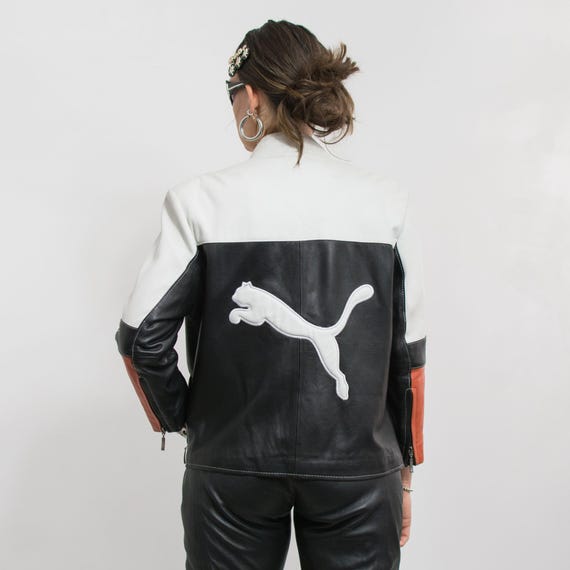 ジャケット・アウター Vintage Puma Racing Design Jacket Puma Racing Jacket - Gem
