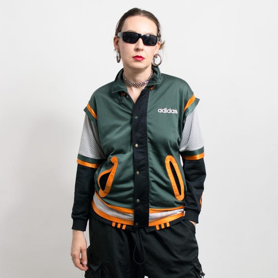 Adidas 90s Tracksuit Top Vintage | Track Jacket Bloke Core