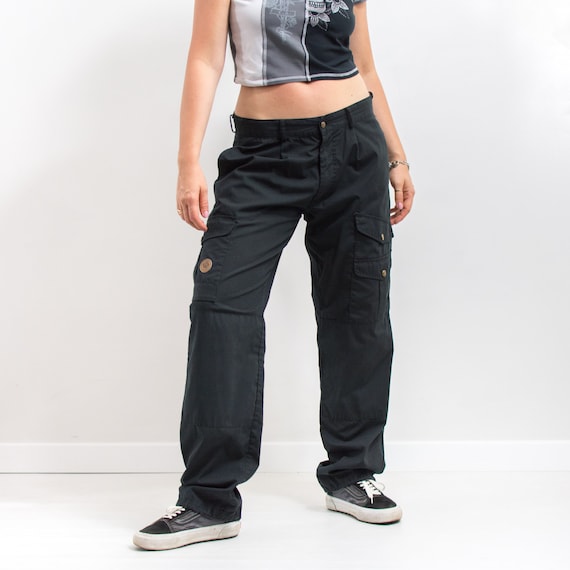Pantalon militaire noir femme hotsell