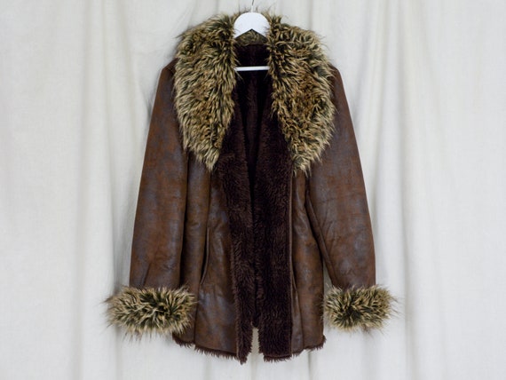 Faux fur deals coat xxl
