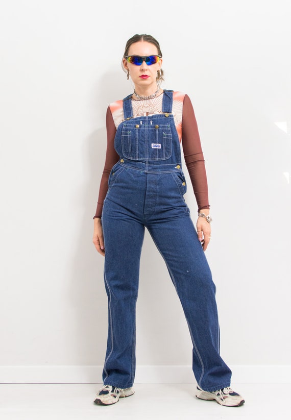 BIG SMITH Overalls Vintage Denim Dungarees Made in USA Women