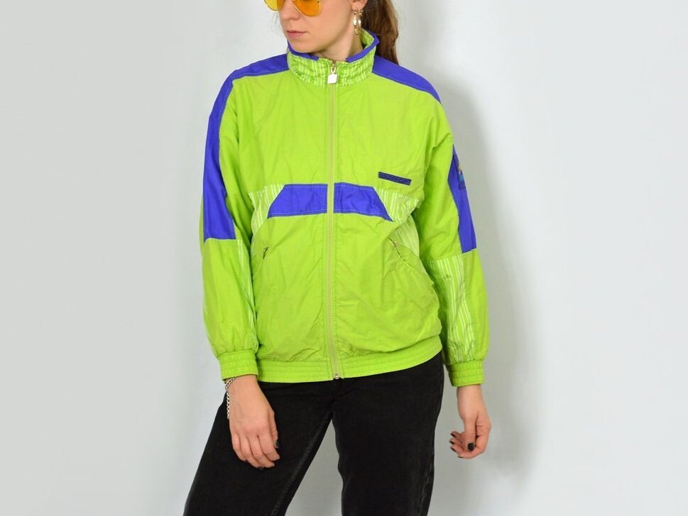 track jackets neon