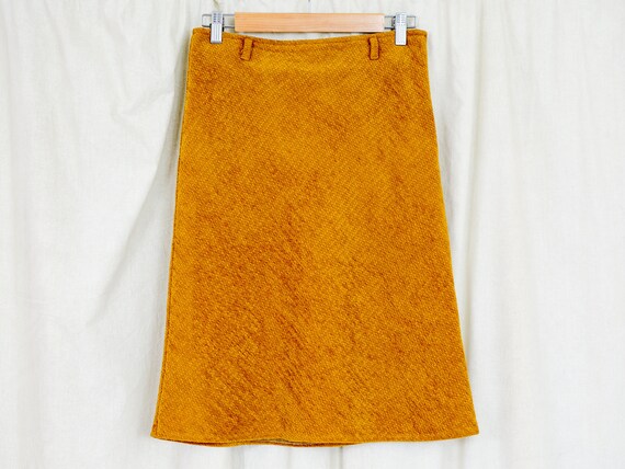Mustard skirt 90s hotsell