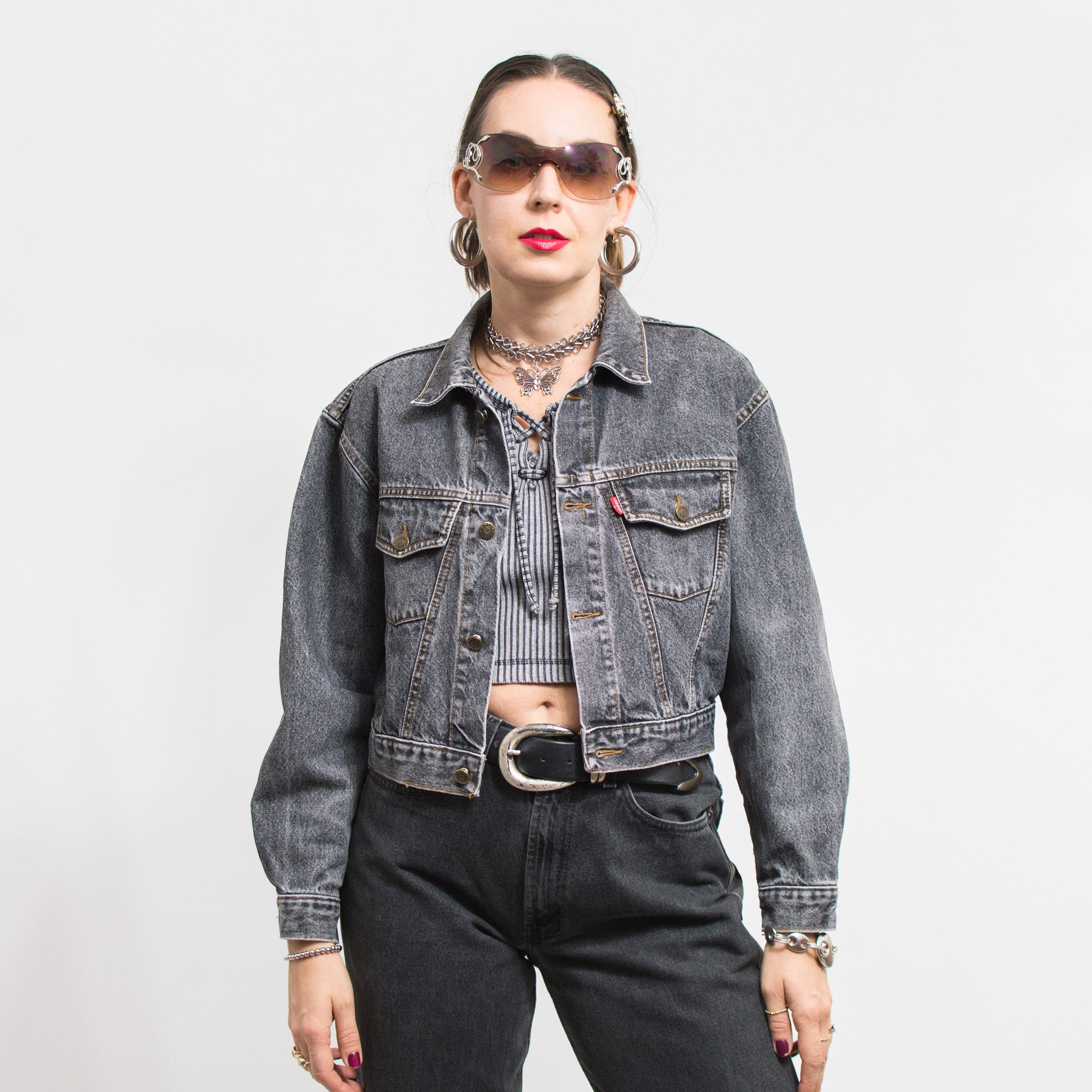 Cross Jean Jacket - Etsy Cross Jean Jacket - Etsy