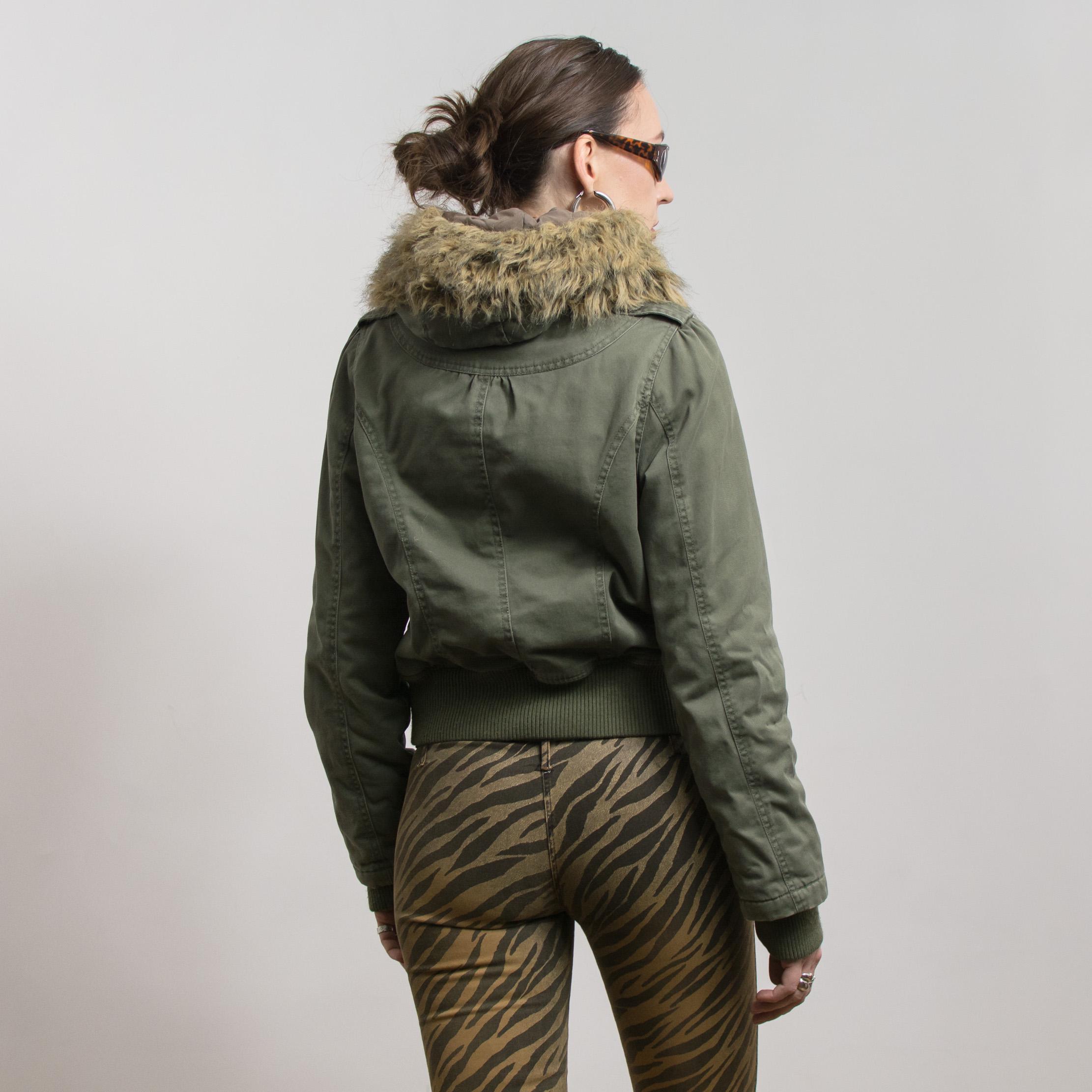 売れ筋特価品 y2k 00s military food fur jacket 【公式通販】
