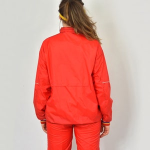 Rosso Sport di DRANCE tuta 90 jogging Vintage palestra hipster Felpa Pantaloni della tuta in esecuzione activewear M Medium immagine 5