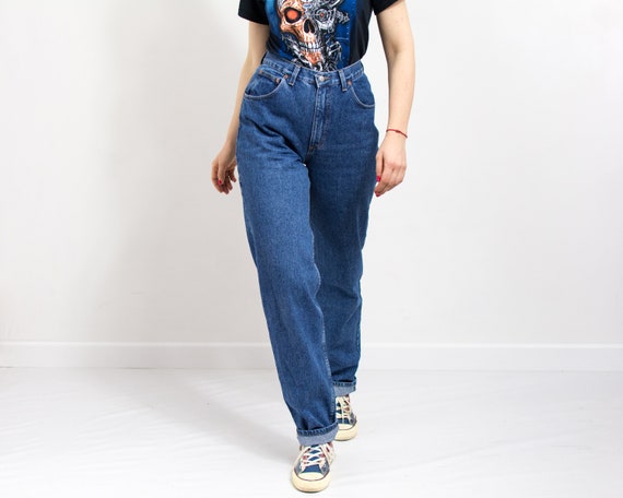 RIFLE 90s mom jeans extra long leg tapered high waist… - Gem