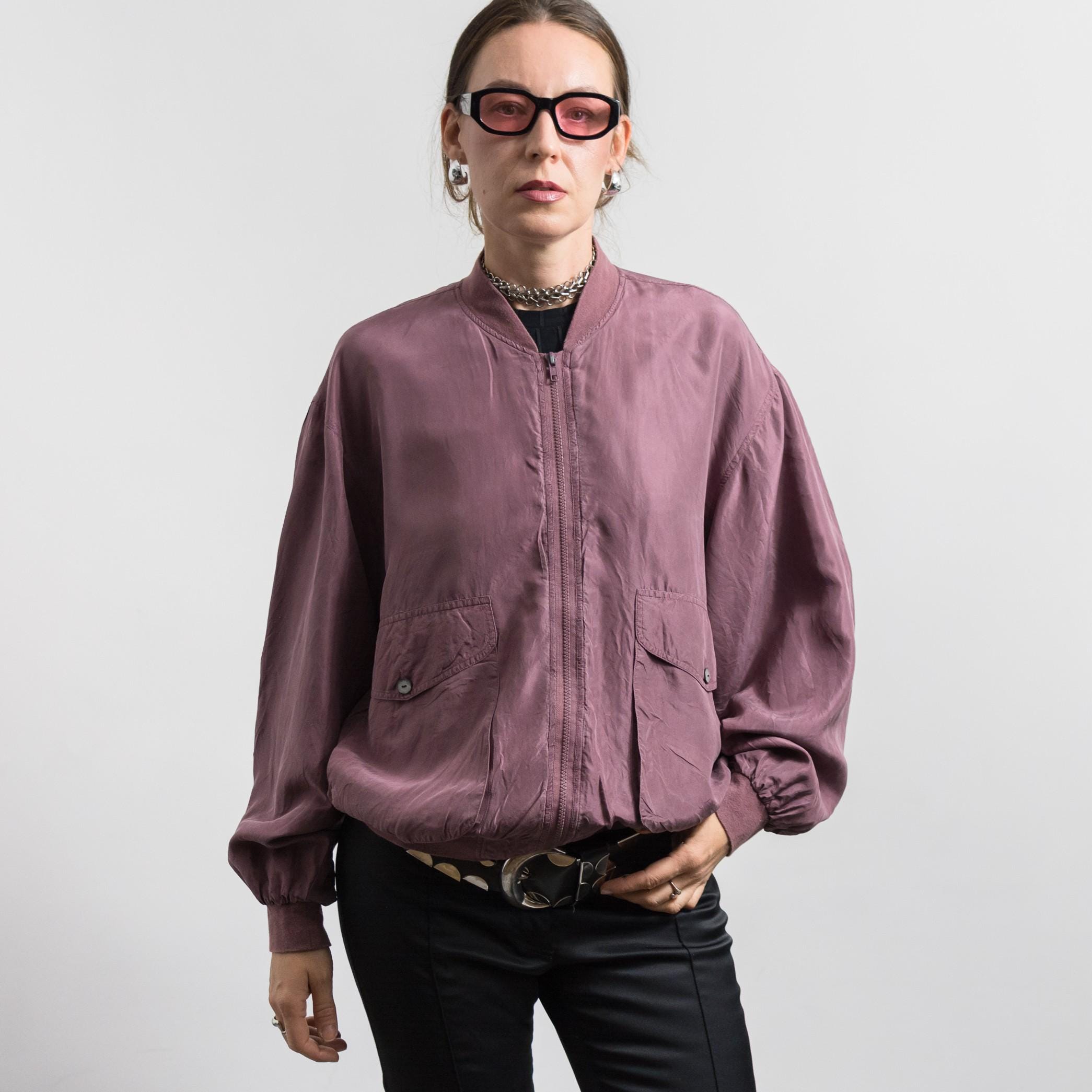 Vintage Silk Bomber Jackets - Etsy
