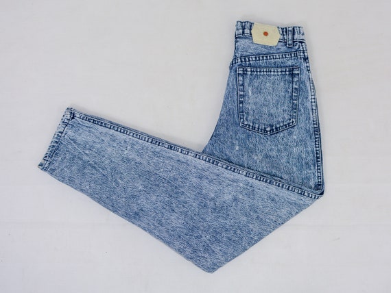 Buy OTTO Jeans W26 L28 Mom Pants Acid Wash Vintage 90s Stonewashed