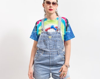 Jean Shortalls 90-tals Lawman Vintage denimoveraller dam storlek M