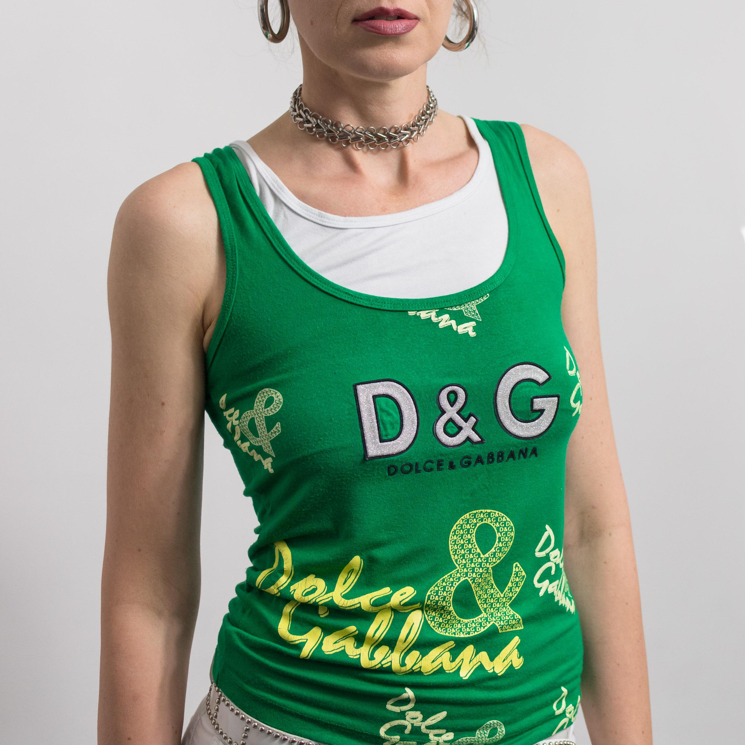 Dolce and Gabbana Tank Top - Etsy