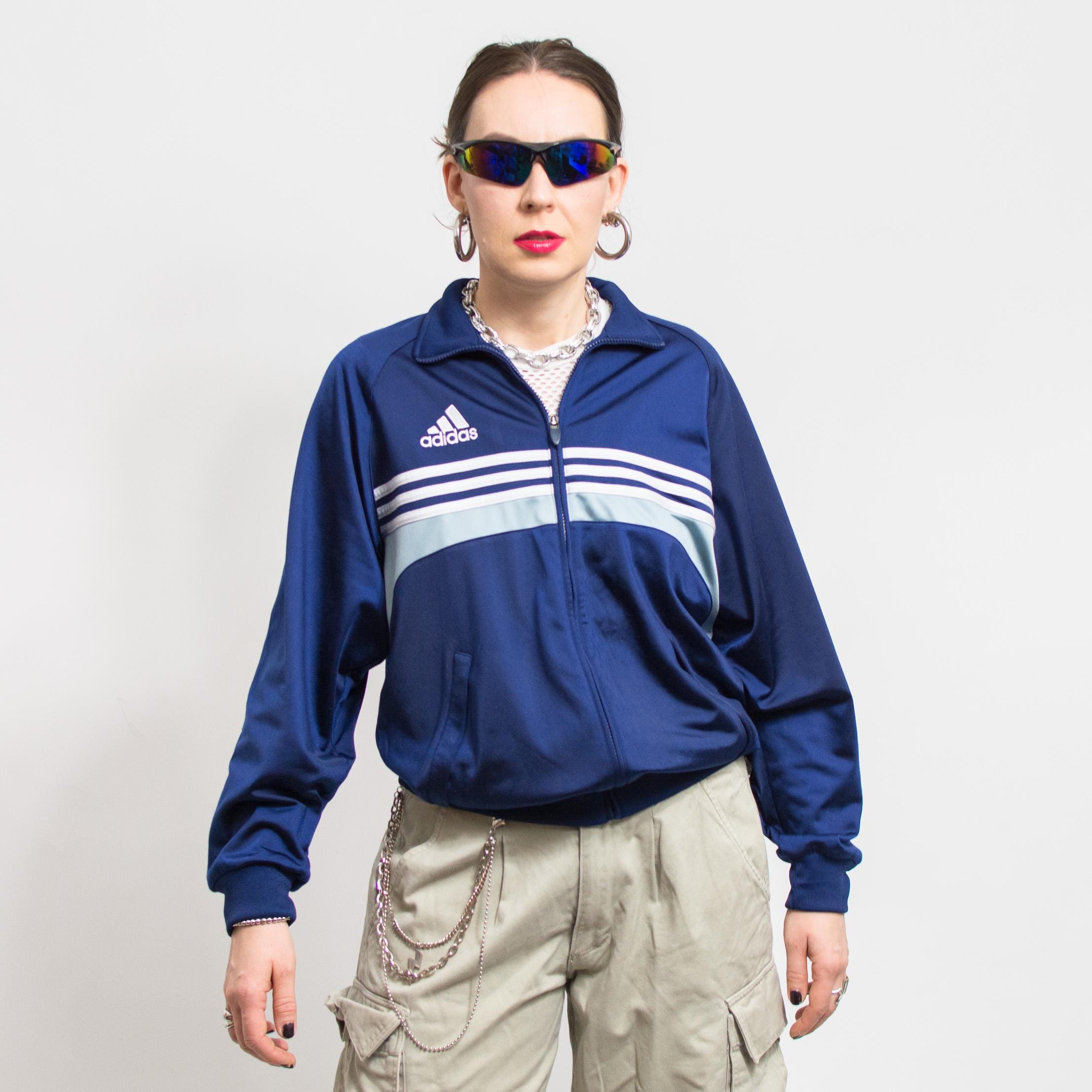 adidas 90s 00s トラックジャケット　グリーン　XL オールド 希少】アディダス ジャージ トラックジャケット L 刺繍ロゴ 緑