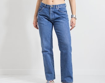 Wrangler jeans vintage jambe droite bleu denim taille W32 L31