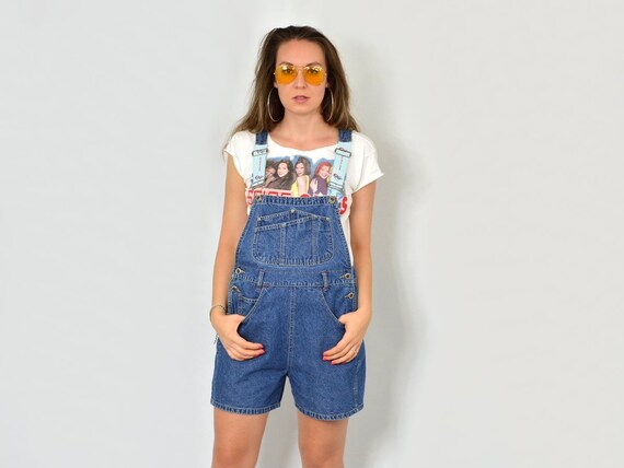 denim romper overalls