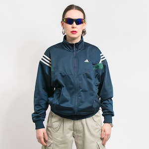 Adidas tracksuit top Vintage 90's track jacket bloke core women size L