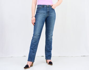 KENZO jeans W31 L32 vintage 90s denim blue denim straight leg L Large