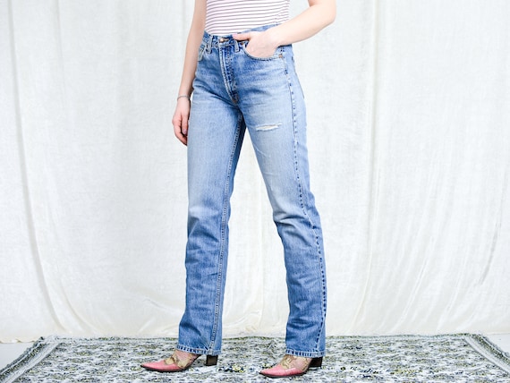 Buy Plus Size Ripped Jeans for Women Midi Waist Skinny Tassel Long Baggy Denim  Pants, Dark Blue, XX-Large at