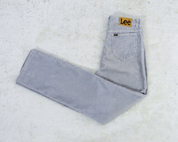 LEE Corduroy Pants Gray Vintage 90s 