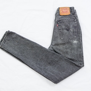 Levis vintage jeans 90s in gray denim size W26 L32 XS