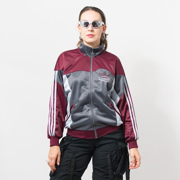 Adidas 90's tracksuit top Vintage track jacket women size S/M