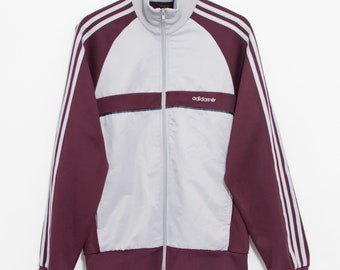 90s Vintage adidas track jacket Y2K 短丈 Vintage adidas '90s Black + White Track Jacket | Urban