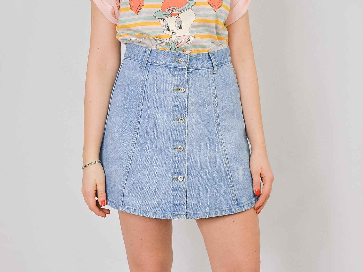 Blue jean skirt rue 21 hotsell