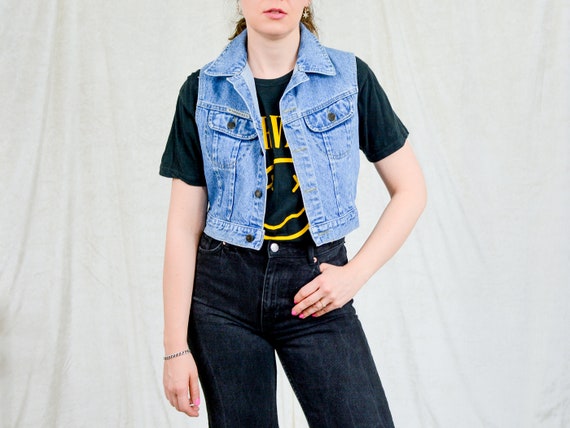 Windstar Denim Vest Vintage 90s 
