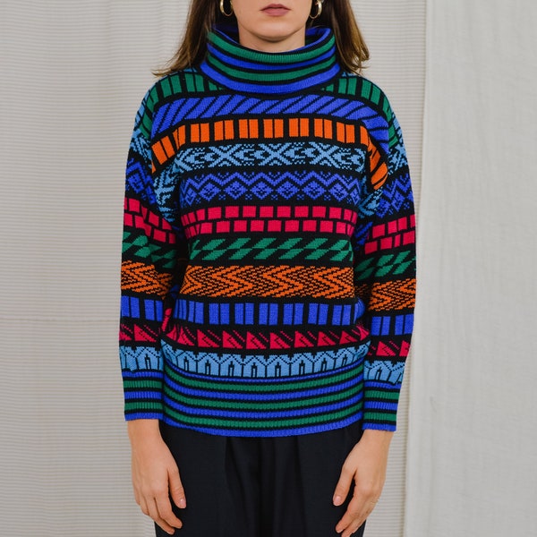 Zig Zag Pattern Sweater