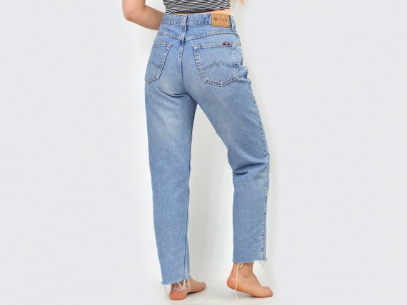 mom jeans cut off