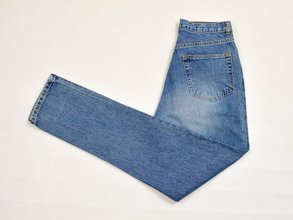 Banana Republic Jeans W28 L32 High Waist 90's Blue Etsy