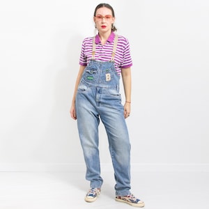 BIG STAR vintage overalls denim jumpsuit dungarees women size M