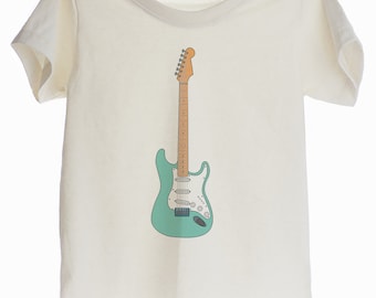 Hocoo Infant Boys Girls Casual Shirt Skeleton Guitar T-Shirt 6M-24M