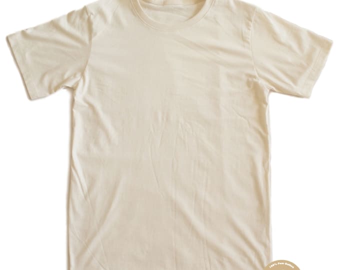 Plain T-shirt 100% Organic Cotton and Non-toxic - Etsy