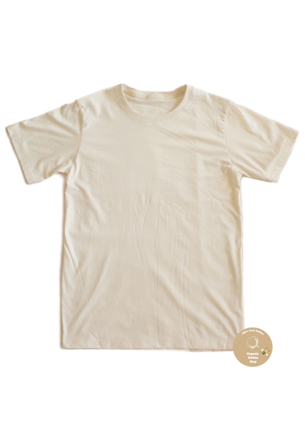 Plain T-shirt 100% Organic Cotton and Non-toxic - Etsy