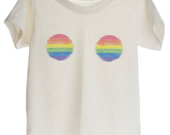 LGBT Hand-Drawing Icon Organic T-shirt for Kids