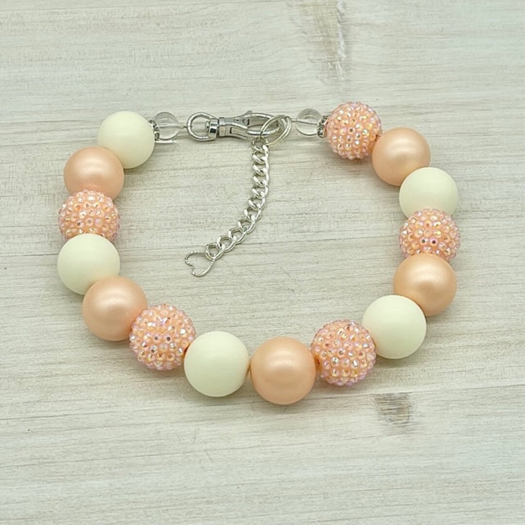 Girl Necklace Toddler Bubblegum Bead Necklace Baby Chunky Etsy