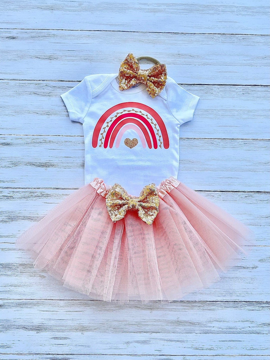 Rainbow Baby Outfit Newborn Clothing Clothing Set Etsy