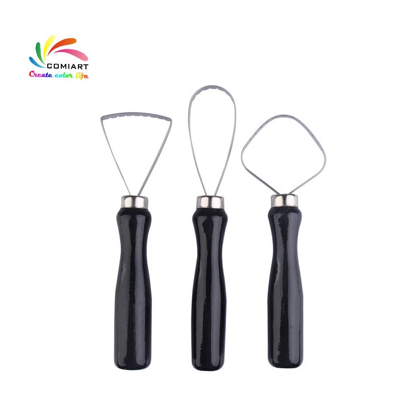 6 Clay Sculpting Tools for Pottery, Wax, Ceramic Carving, Kit for Polymer Clay  Modeling Trimming Engraving, Icing Tool, Clay Texture Cutting 