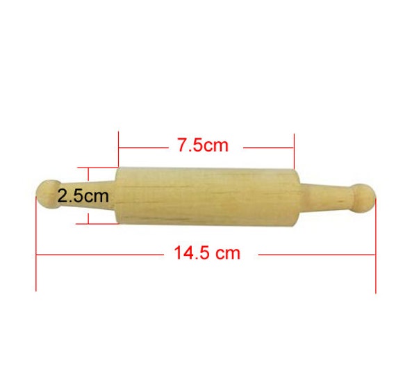 Wooden Rolling Pin Polymer Clay Sculpture Modeling Tool Pressure Mud Stick  Clay Roller 