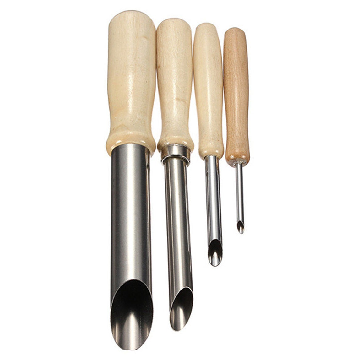 4Piece Clay Hole Cutters Clay Pottery Sculpture Modeling Tool Etsy