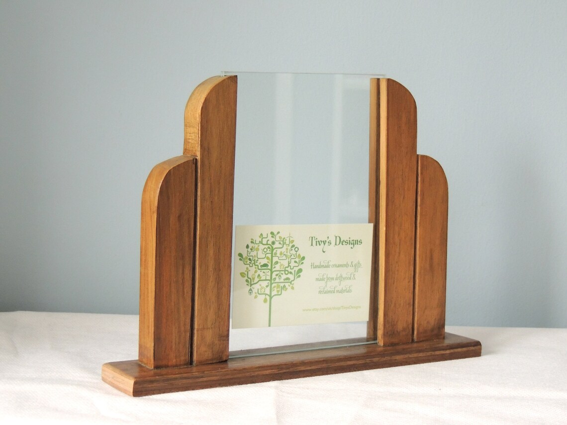 Art Deco Style Wooden Photo Frame 4 x 6 Photo Frame Etsy