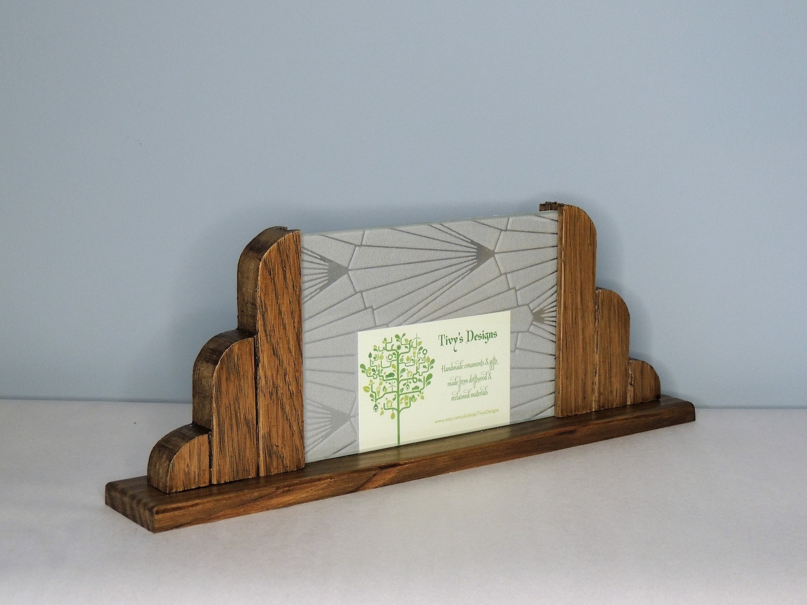 Art Deco Style Photo Frame 6 X 4 Landscape Frame Wooden Etsy