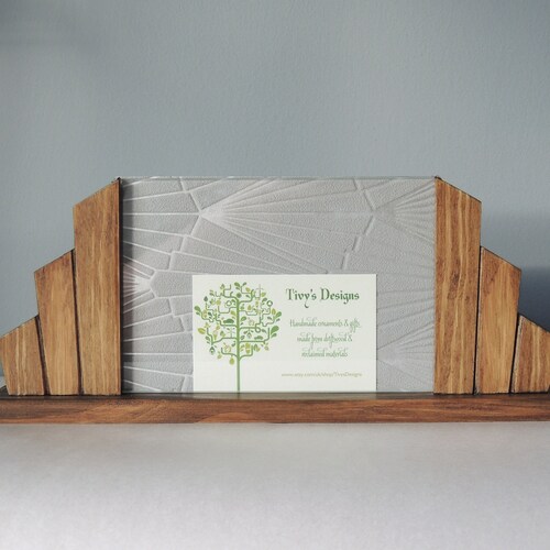 Art Deco Style Photo Frame 6 X 4 Landscape Frame Wooden Etsy UK