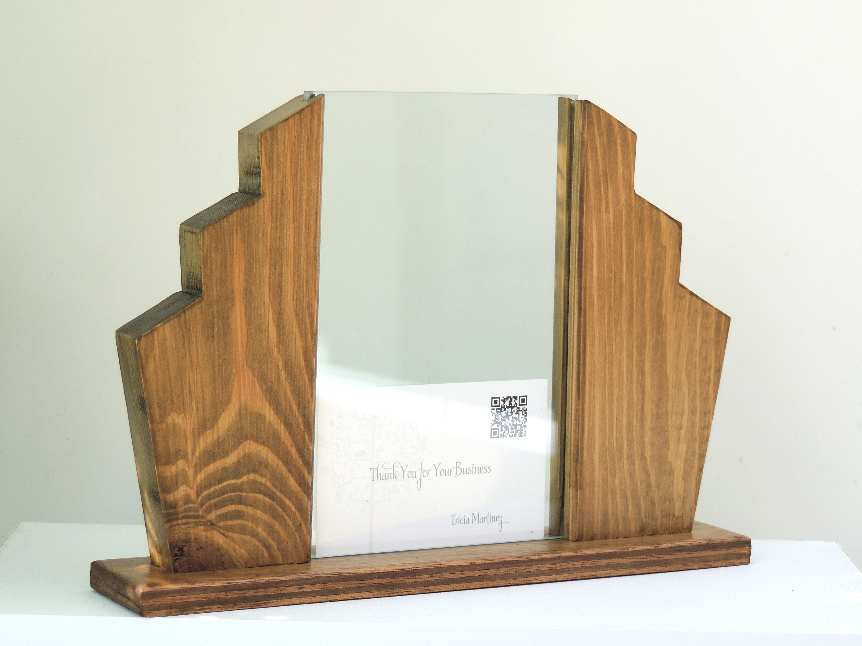 Art Deco Style Wooden Photo Frame 6 x 4 Photo Frame Oak Etsy