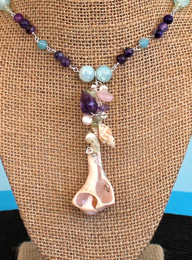 Beach Jewelry, Seashell Necklace, Beach Lovers Gift, Nature Jewelry