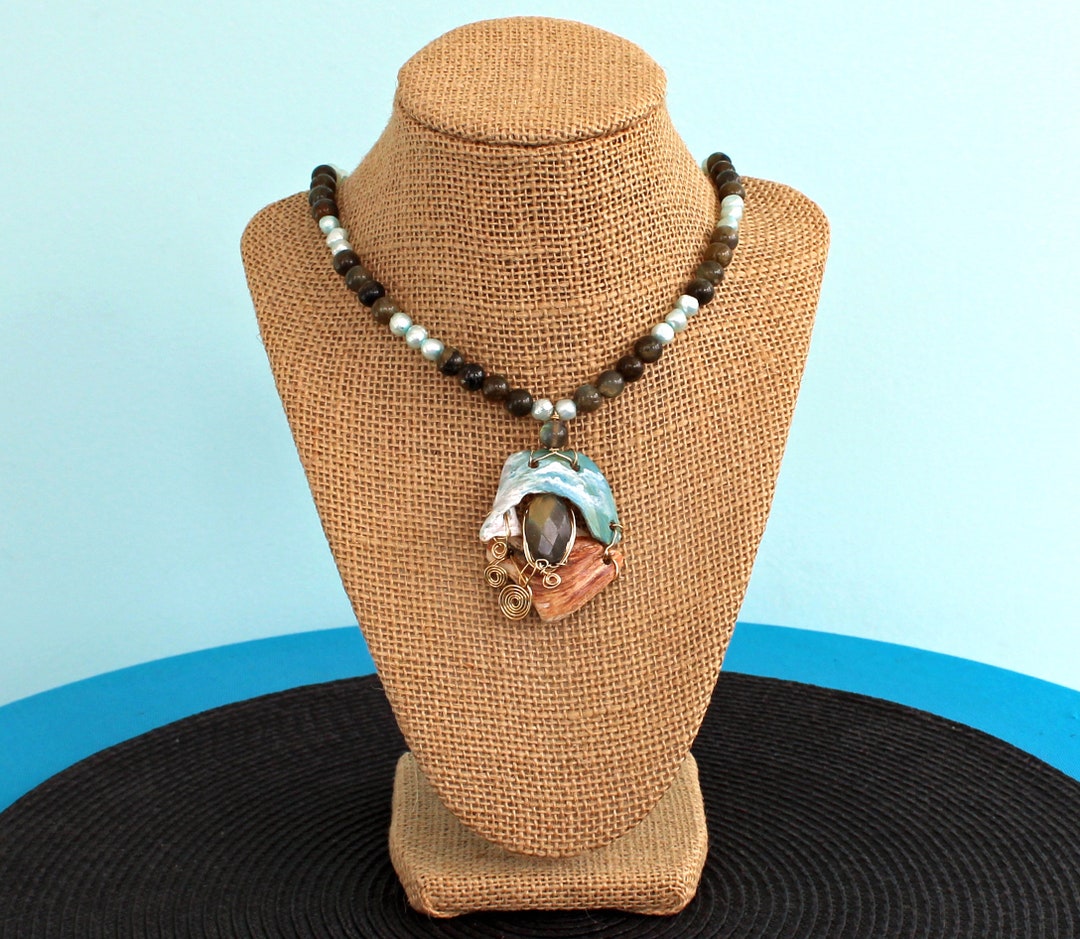 Seashell Jewelry Beach Jewelry Wearable Art Artisan Etsy