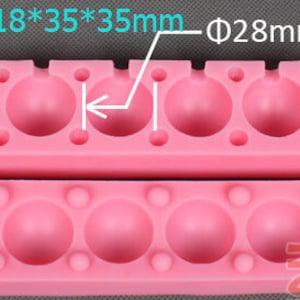 12 holes Diameter 25mm Lollipop mold Fondant cake mold silicone mold sugar candy mould kitchen tools