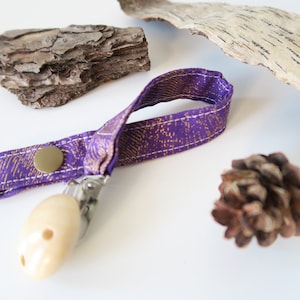 Special: Schnullerband mit Holzclip
