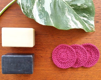 Sustainability-make-up pads crocheted (3 set)